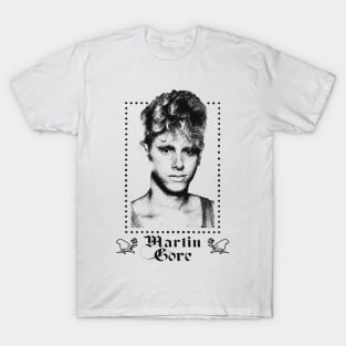 Martin Gore /\/\/\/ Gothic Retro Fan Design T-Shirt
